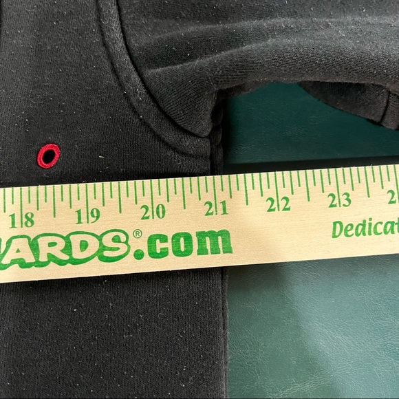 Air Jordan Hooded Long-sleeve Sweatshirt  Zip Up Men's Size XL Black Red (8) - Picture 10 of 12